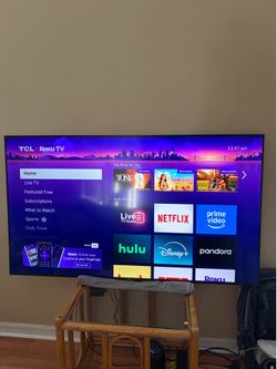 65” tcl Roku smart tv