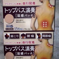 Japanese warming pain-relief patch