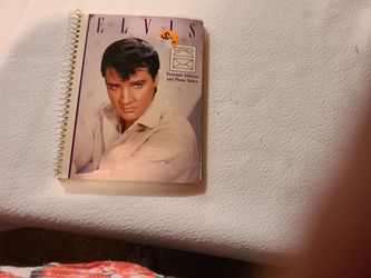 Old time Elvis presley address book