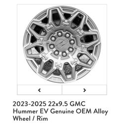 2025 Hummer EV SUV Alloy Wheels