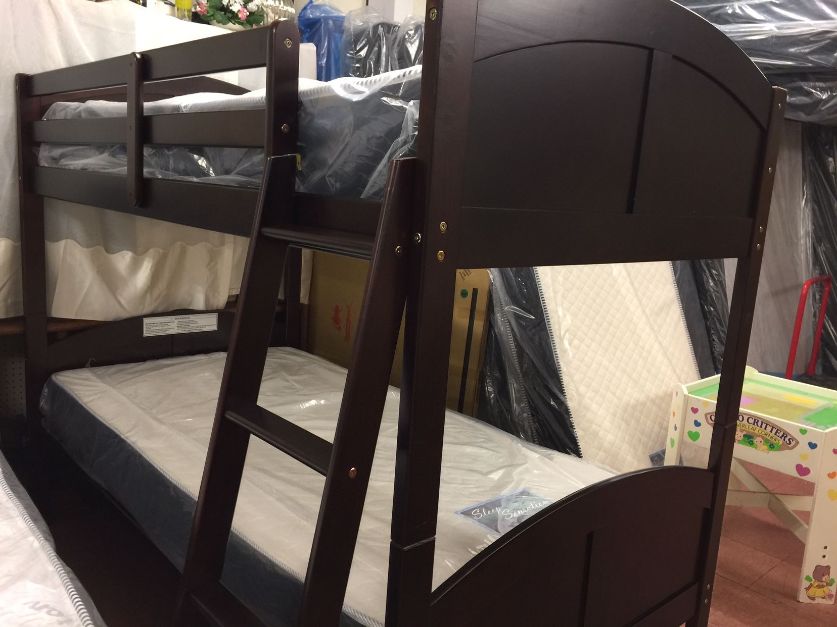 New Bunk beds With Mattresses Included