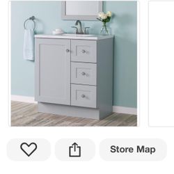 Glacier Bay Bathroom vanity