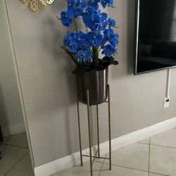 Artificial Orchid Plant With Planter