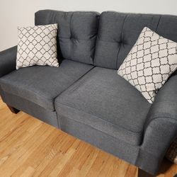 Love Seat - Charcoal