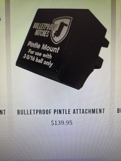 Bulletproof Hitches Pintle Attachment
