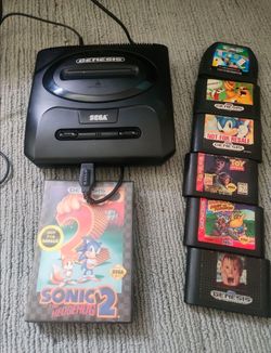 SEGA GENESIS. 7 GAMES  1 CONTROLLER