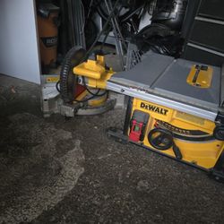 Dewalt Table Saw And Miter Saw 