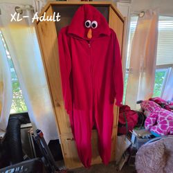 Adult Elmo onesie. Size XL worn once