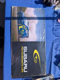 Subaru Motorsports USA Metal Sign