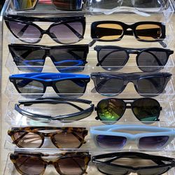 Multiple Sun Glasses, Sunglasses, Ray Bans, Carrera, Oakley, Nike, Maui Jim, Gucci And Much More 