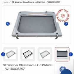 GE Washer Frame Lid (White)