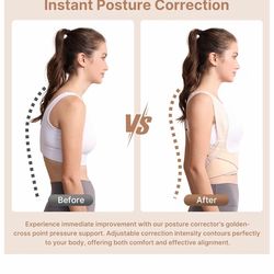 Back brace posture corrector