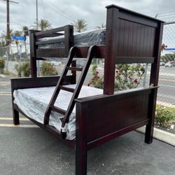 Bunk Bed Frame With Mattresses 