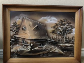 3 dimensional Leather painting