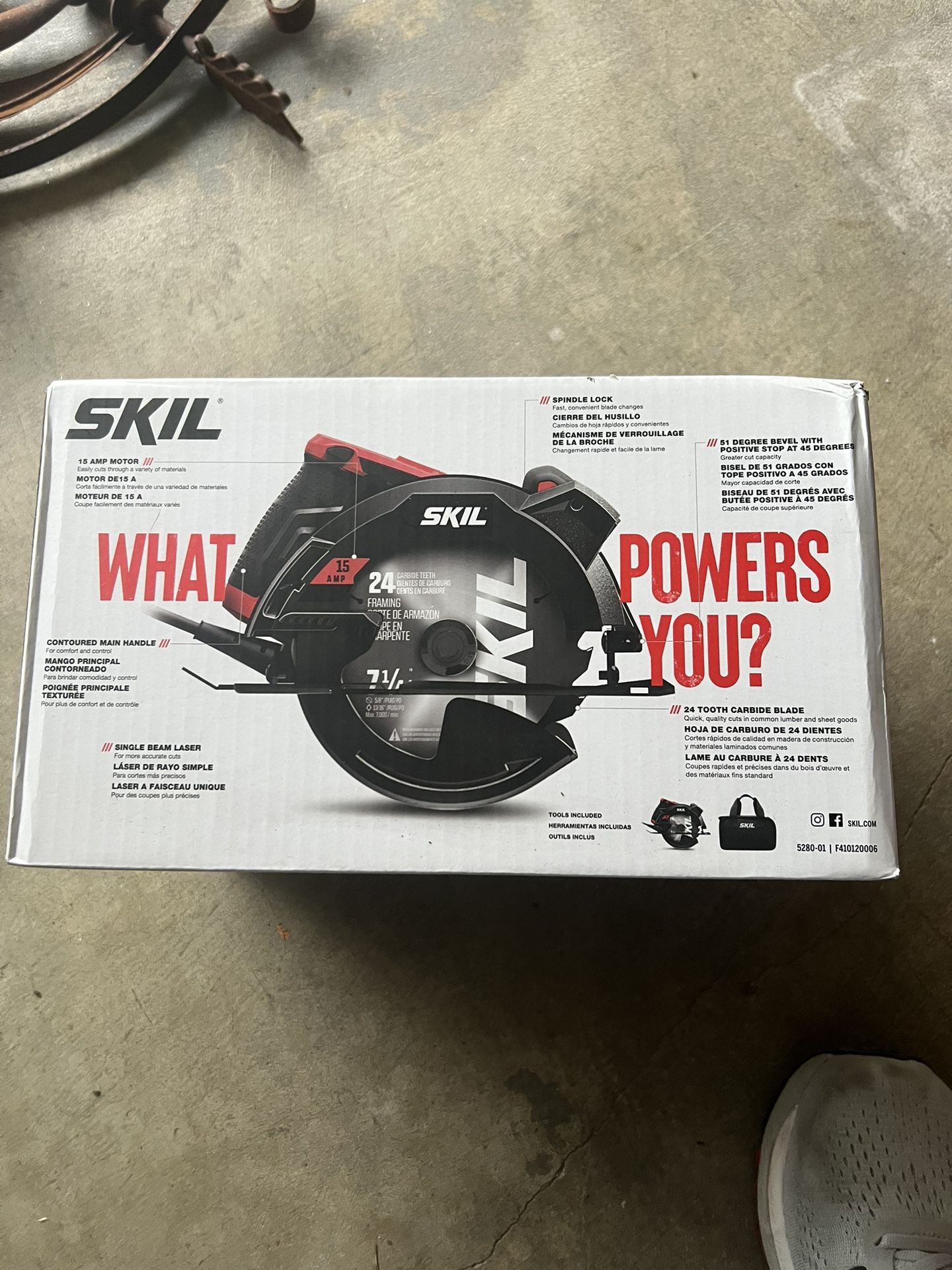 NEW SKIL 15AMP 7-1/4" CIRCULAR SAW