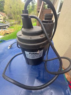 Sump pump like new