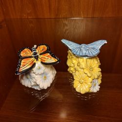 Butterfly Salt And Pepper Shakers