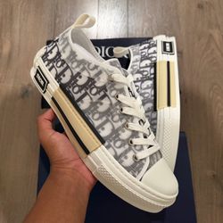 Dior B23 Oblique Low White Sneakers Men’s