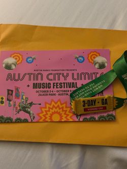 ACL weekend 1 wrist band