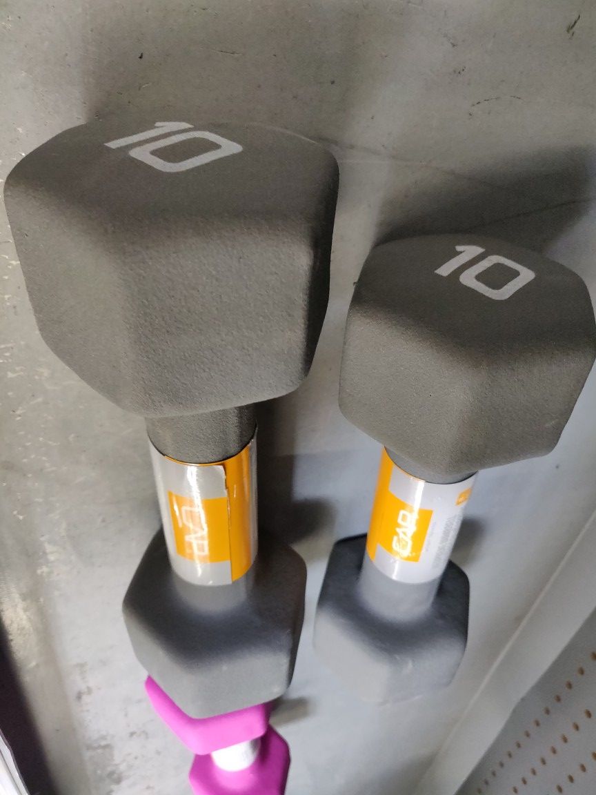 New! 25lbs dumbbell set of 3!