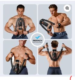 Hydraulic Arm Exerciser with Counter & Adjustable 22–440 lbs