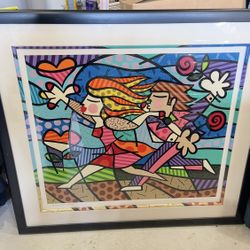 Romero Britto “Love Blossoms”