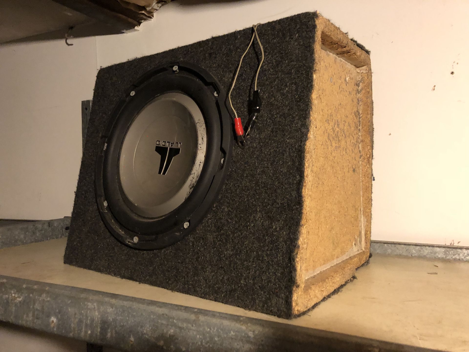 JL 12” Subwoofer in Compact Wooden Box