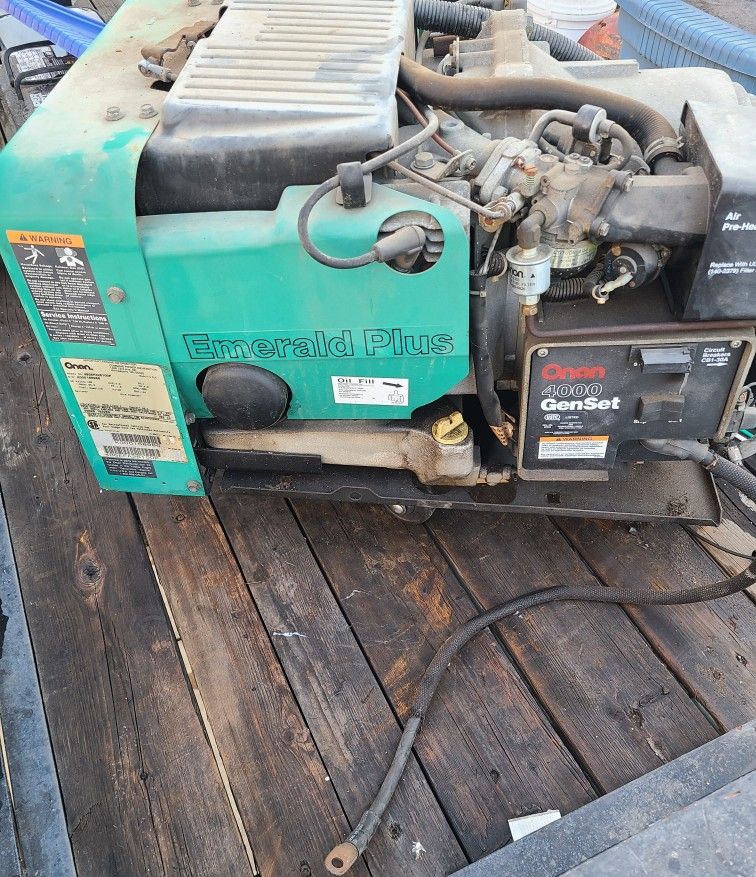 Onan 4000 Emerald Plus Generator GenSet with extra Filters.