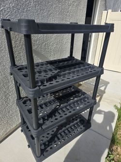Heavy duty resin shelf