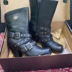 Black Noir Obsession Harley-Davidson Boots