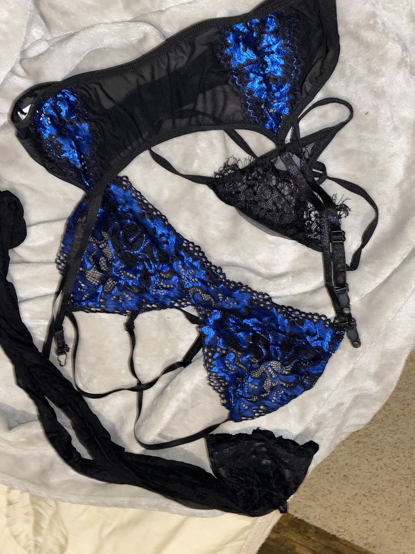 Size Small, Blue lingerie 
