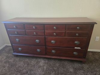 Dresser with mirror