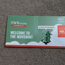 3 month 4. Gigabyte mint mobile SIM card

