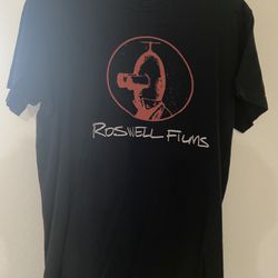 Foo Fighters Roswell Films Black T-Shirt. Men's Medium