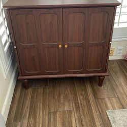 Brown Side Wine Storage Table 