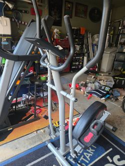 elliptical, exercise, run