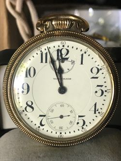 1915 Waltham “Crescent St.” Wind-Indicator Railroad-Grade Pocket Watch