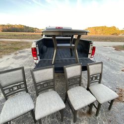 Brookgate Gray 5 Pc Round Dining Set