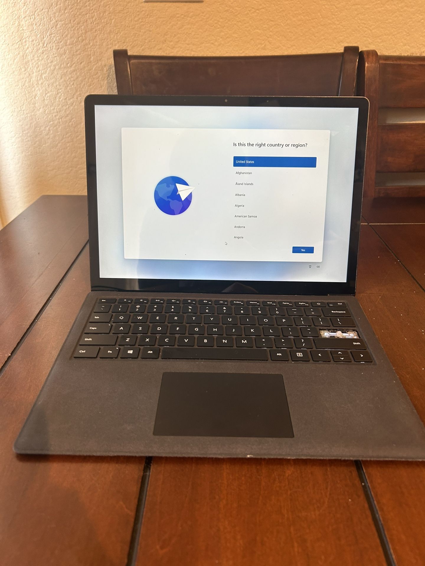 Microsoft Surface Laptop Touch Screen