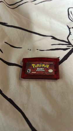 Pokemon Ruby version game cartridge only