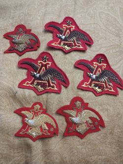 Late 60's Anheuser Busch patches