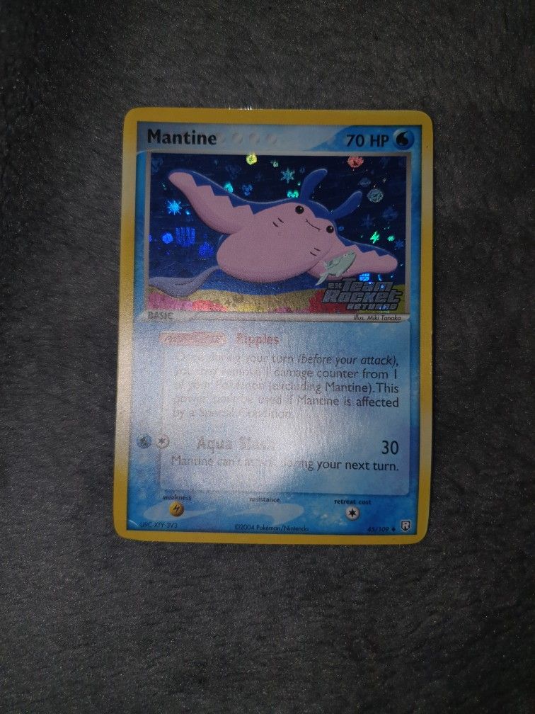 Pokemon Team Rocket Returns Mantine Reverse Holo 045/109