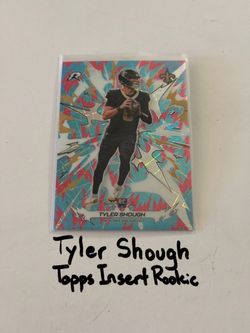 Tyler Shough New Orleans Saints QB Topps Short Print Insert Rookie Card.