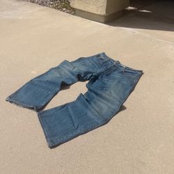 Vintage Abercrombie & Fitch Chugger Boot Design Baggy Jeans Mens 36x30