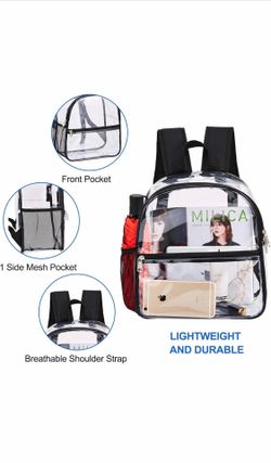 Clear backpack