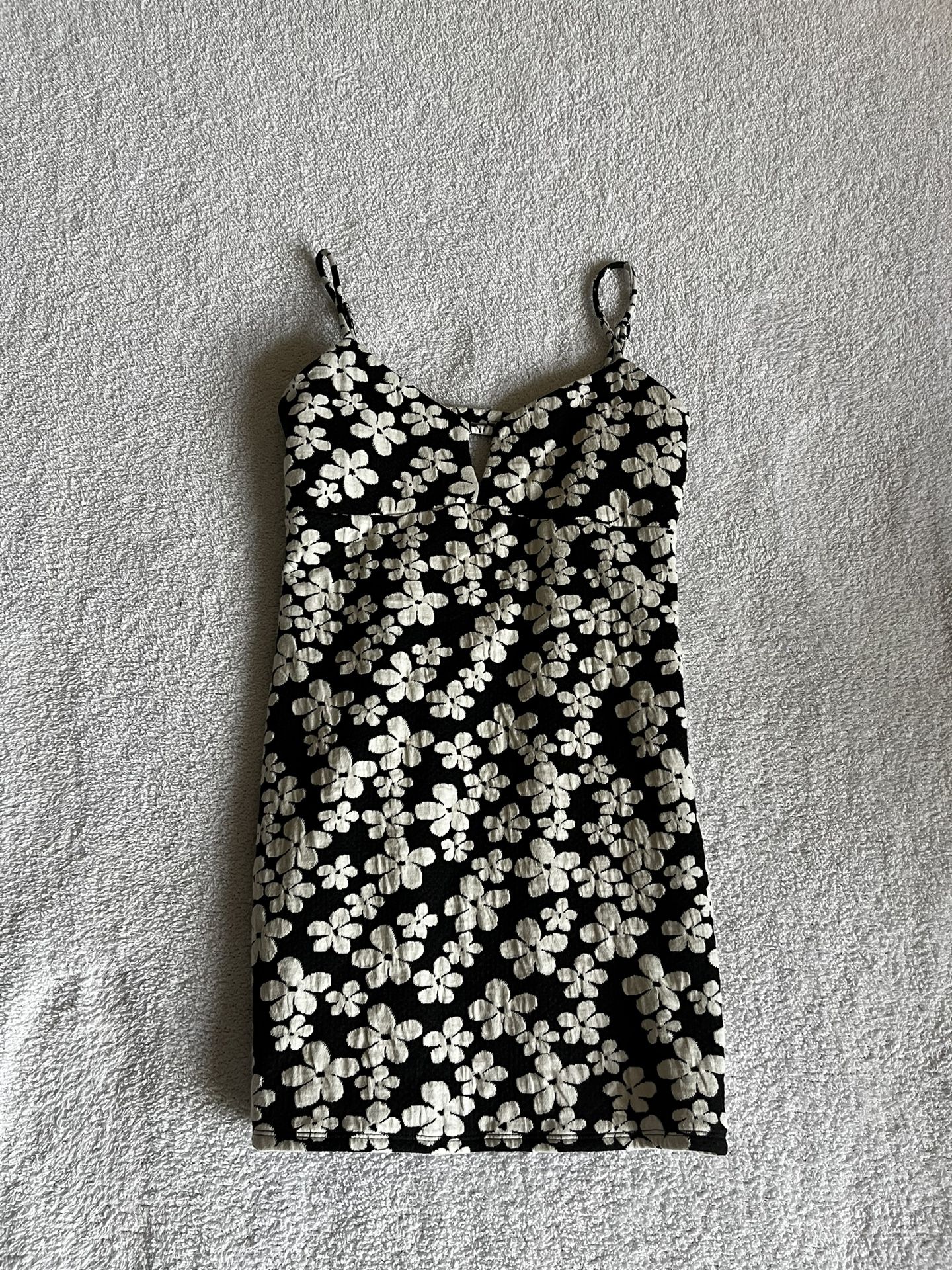 Black Floral Dress 