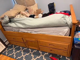 Twin captain bed frame