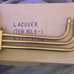 Brass Antique Wall Mounted 3 Tier Swivel Towel Coat Clothes Hanger Rack 
