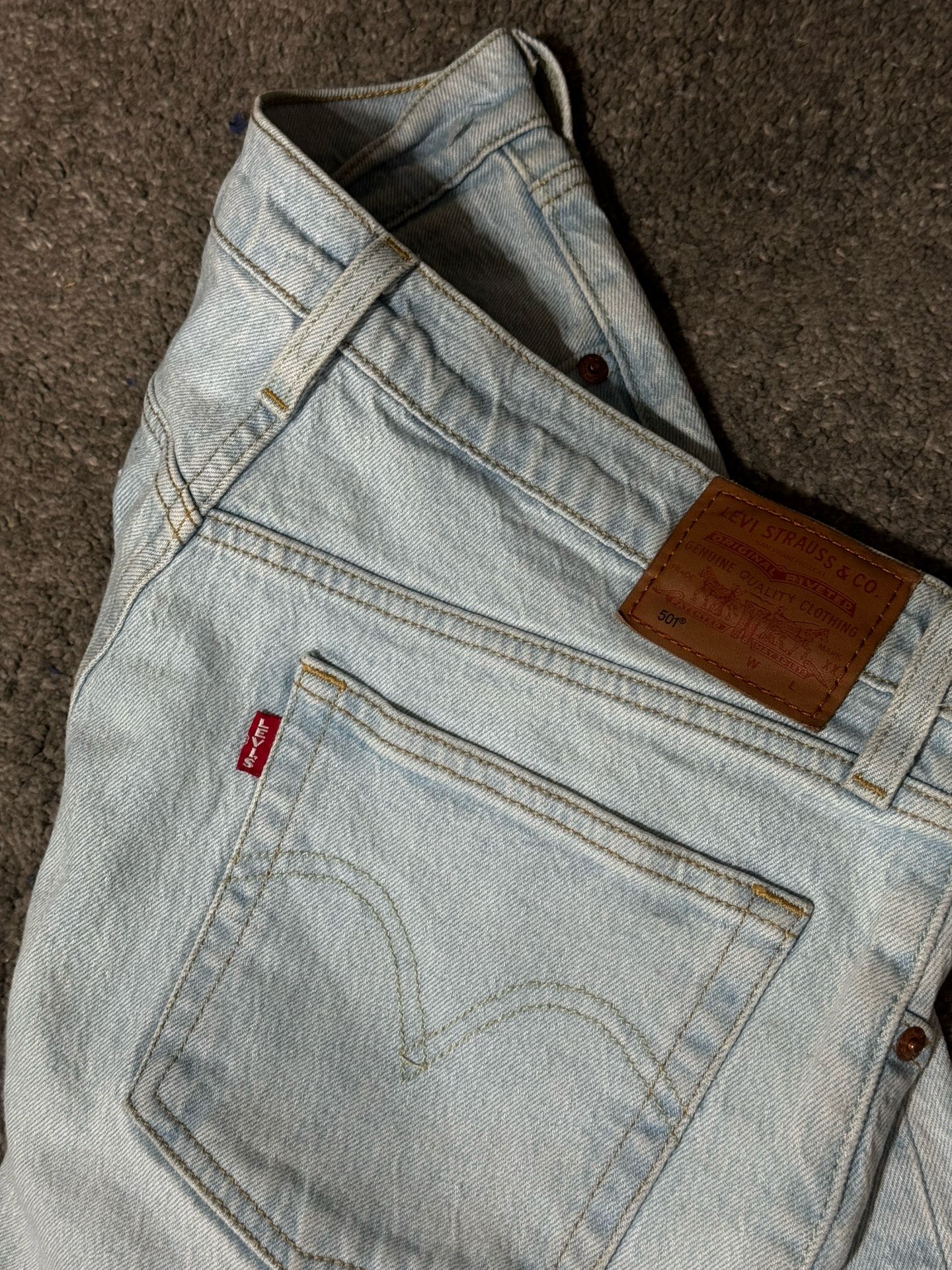 VINTAGE LEVIS BIG E Rare Levis 501 Vintage Denim Japanese Selvedge Denim