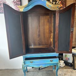 French Rococo Exquisite Refinished Armoire 